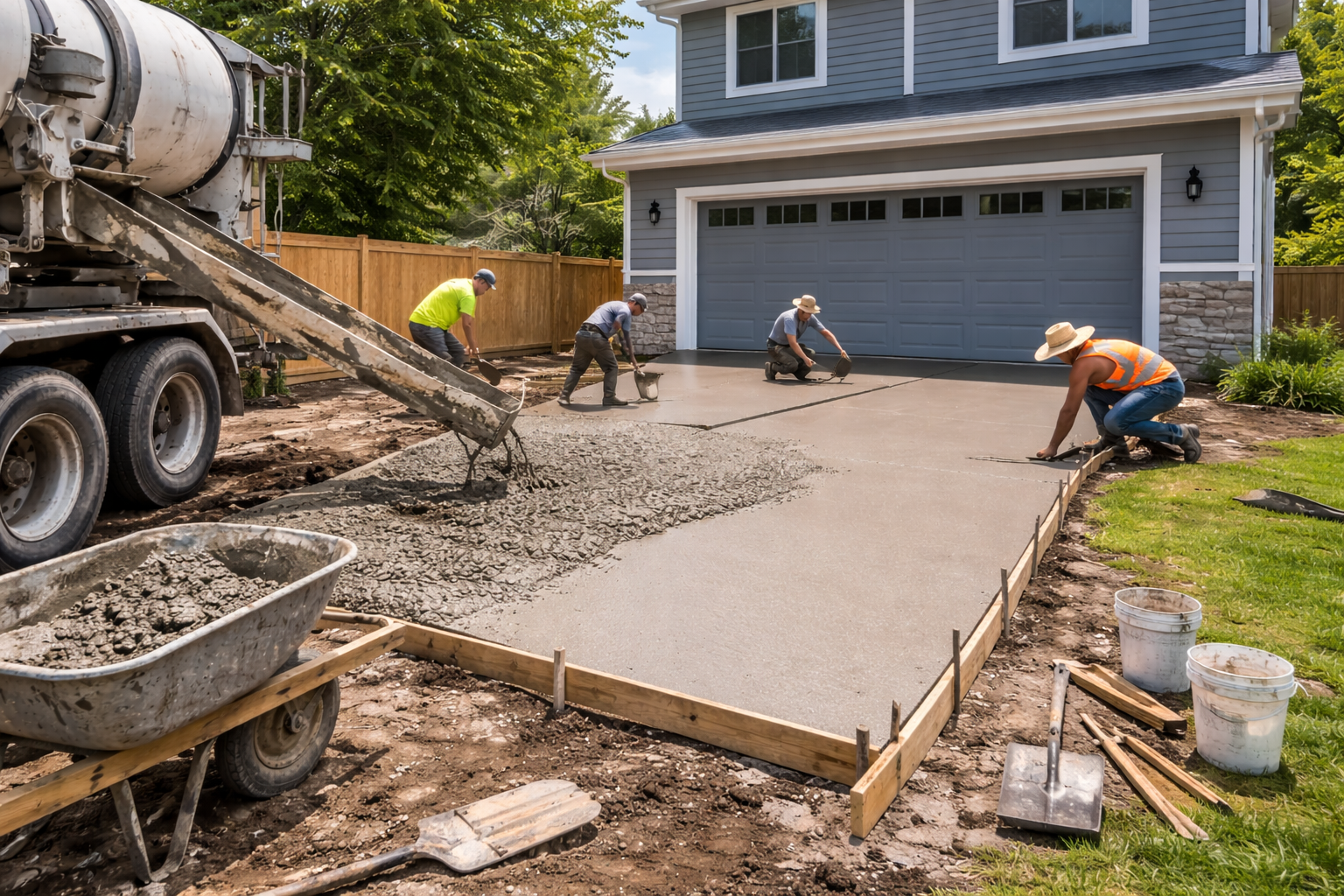Concrete Driveway Installation